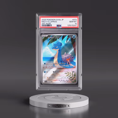 2025 Pokémon Sv9a-Heat Wave Arena #072 Misty's Lapras - Art Rare (PSA 10 GEM MINT)