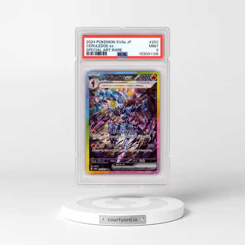 2024 Pokémon Sv8a-Terastal Fest EX #203 Ceruledge EX - Holo Special Art Rare (PSA 9 MINT)