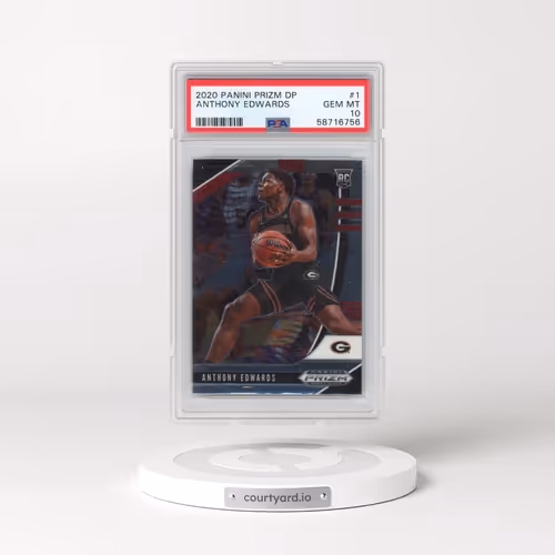2020 Panini Prizm Draft Picks #1 Anthony Edwards (PSA 10 GEM MINT)