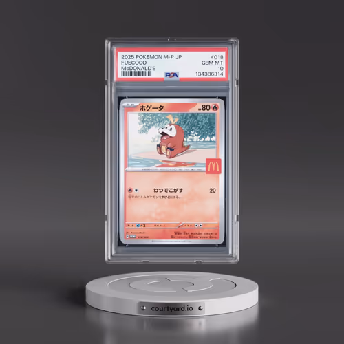 2025 Pokémon M-P Promo #018 Fuecoco - McDonald's (PSA 10 GEM MINT)