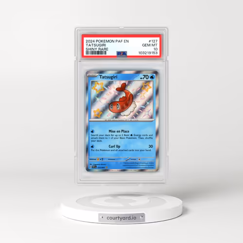 2024 Pokémon Paf EN-Paldean Fates #127 Tatsugiri - Shiny Rare (PSA 10 GEM MINT)