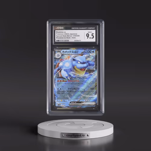2023 Pokémon Svg-Venusaur & Charizard & Blastoise Special Deck Set EX #016 Blastoise EX - Holo (CGC
