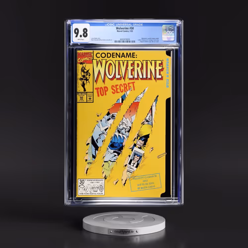 Wolverine #50 CGC 9.8 White Pages (Marvel Comics, 1/92) - Universal
