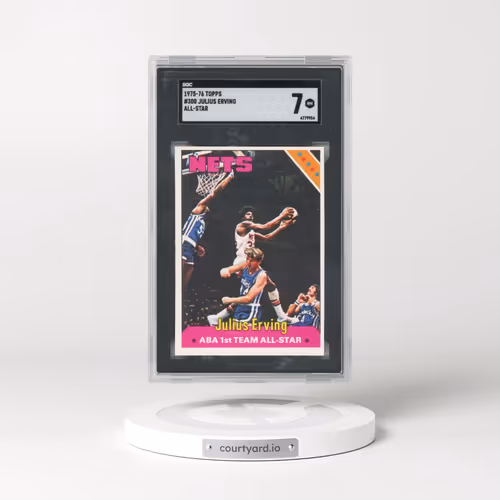 1975 Topps #300 Julius Erving - All-Star (SGC 7 NM)