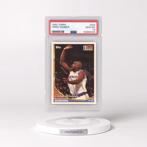 1993 Topps #224 Chris Webber (PSA 10 GEM MINT)
