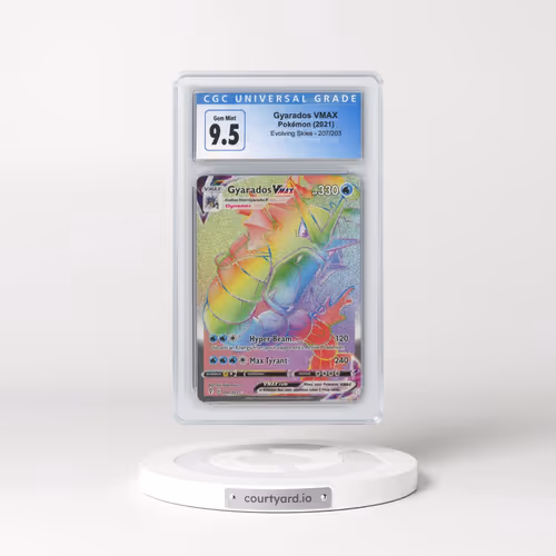 2021 Evolving Skies #207/203 Gyarados VMAX - Holo Secret (CGC 10 GEM MINT)