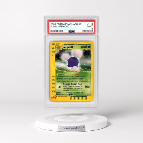 2003 Pokémon Aquapolis #H13 Jumpluff - Holo (PSA 9 MINT)