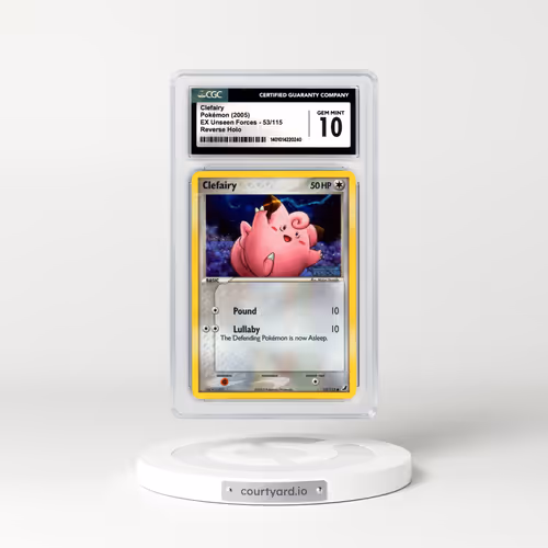 2005 EX Unseen Forces #53 Clefairy - Holo (CGC 10 GEM MINT)