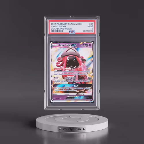 2017 Pokémon Sun & Moon Guardians Rising #60 Tapu Lele GX - Holo (PSA 9 MINT)