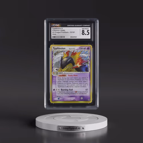 2006 Pokémon EX Dragon Frontiers #12 Typhlosion - Holo (CGC 8.5 NM-MT+)