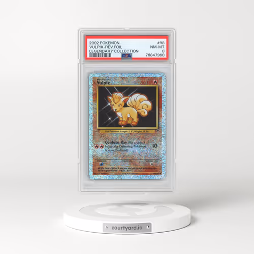 2002 Pokémon Legendary Collection #98 Vulpix - Reverse Foil (PSA 8 NM-MT)