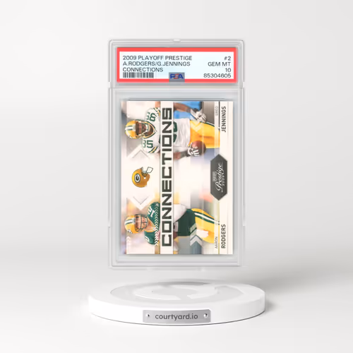 2009 Playoff Prestige Connections #2 Aaron Rodgers/Greg Jennings (PSA 10 GEM MINT)
