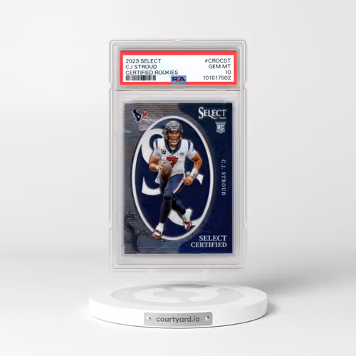 2023 Panini Select Select Certified Rookies #CROCST CJ Stroud (PSA 10 GEM MINT)