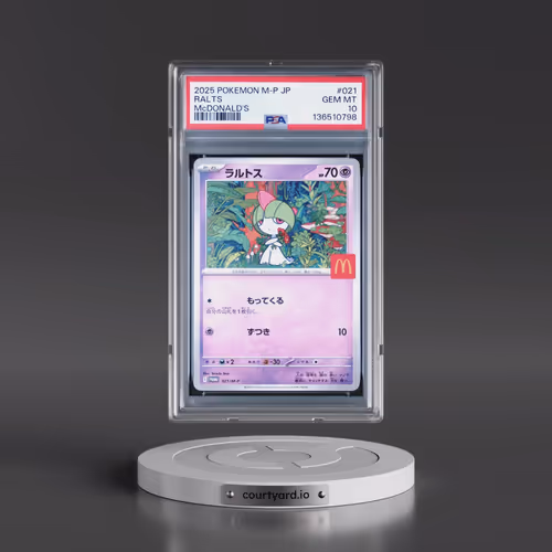 2025 Pokémon M-P Promo #021 Ralts - McDonald's (PSA 10 GEM MINT)