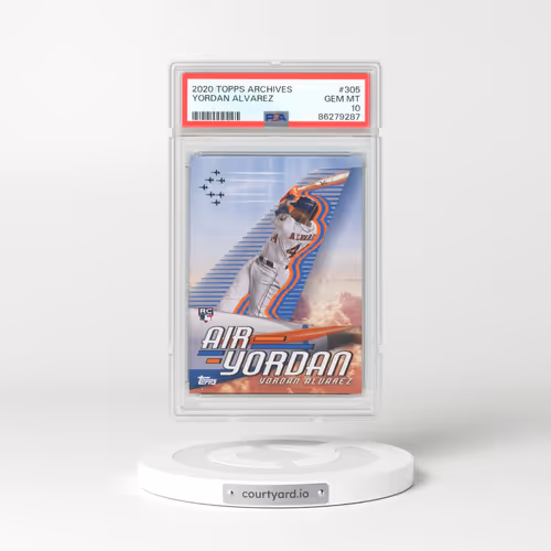 2020 Topps Archives #305 Yordan Alvarez (PSA 10 GEM MINT)