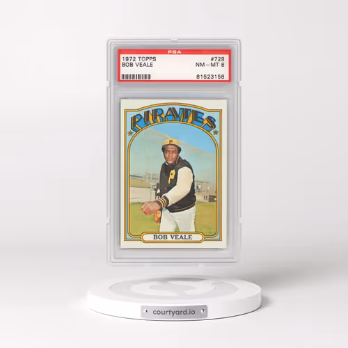 1972 Topps #729 Bob Veale (PSA 8 NM-MT)