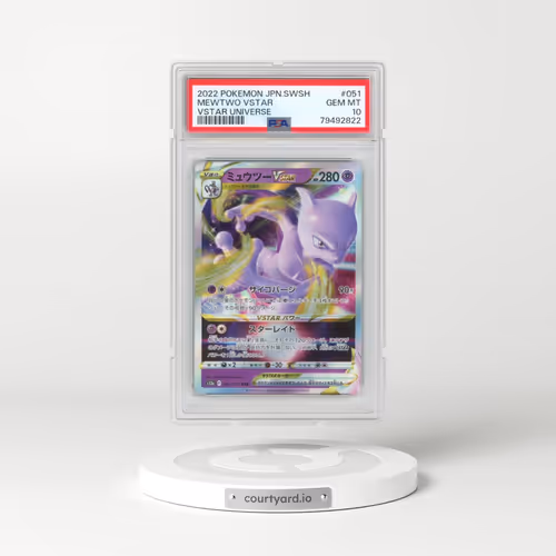 2022 Pokémon Sword & Shield Vstar Universe #051 Mewtwo Vstar (PSA 10 GEM MINT)
