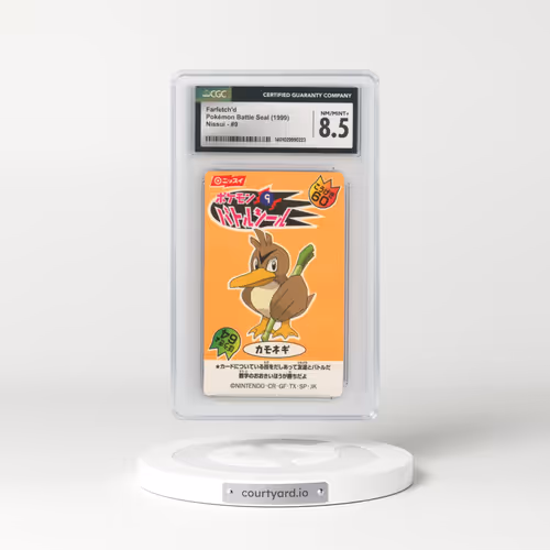 1999 Pokémon Battle Seal (1999 Nissui) - Japanese #9 Farfetch'd (CGC 8.5 NM-MT+)