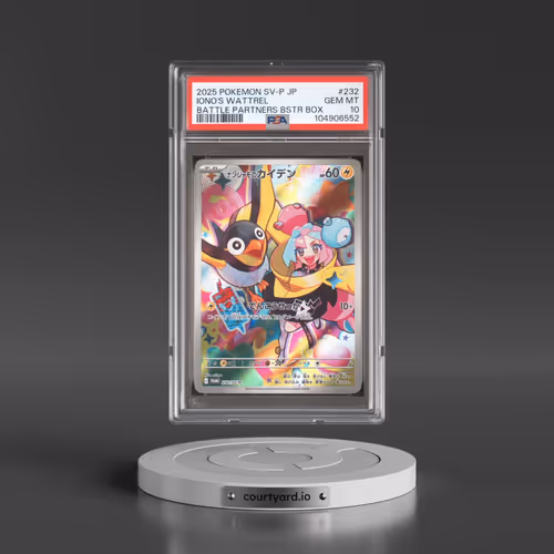 2025 Pokémon SV-P Promo #232 Iono's Wattrel - Battle Partners Booster Box (PSA 10 GEM MINT)
