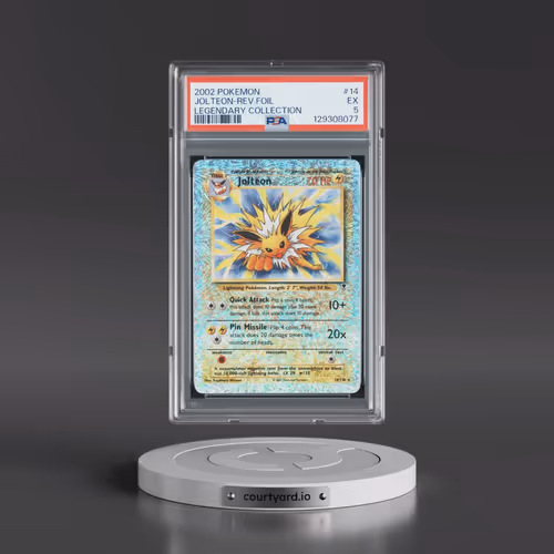 2002 Pokémon Legendary Collection #14 Jolteon - Reverse Foil (PSA 5 EX)