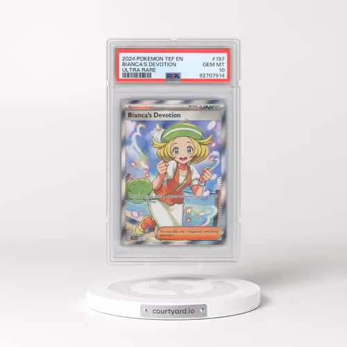 2024 Pokémon Tef EN-Temporal Forces #197 Bianca's Devotion - Ultra Rare (PSA 10 GEM MINT)