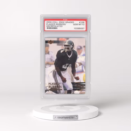 2000 Collector's Edge Graded #108 Plaxico Burress - Uncirculated (PSA 10 GEM MINT)