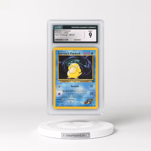 2000 Gym Challenge #99/132 Sabrina's Psyduck (CGC 9 MINT)
