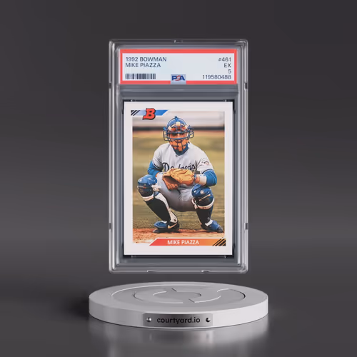 1992 Bowman #461 Mike Piazza (PSA 5 EX)