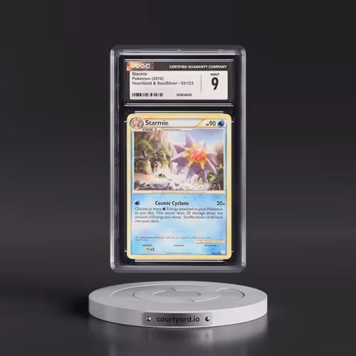 2010 HeartGold & SoulSilver #53/123 Starmie (CGC 9 MINT)