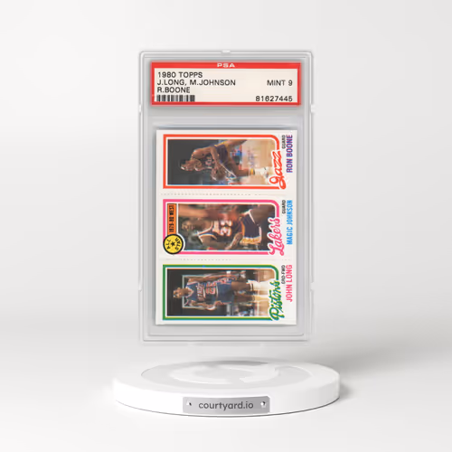 1980 Topps #111 John Long/Magic Johnson/Ron Boone (PSA 9 MINT)