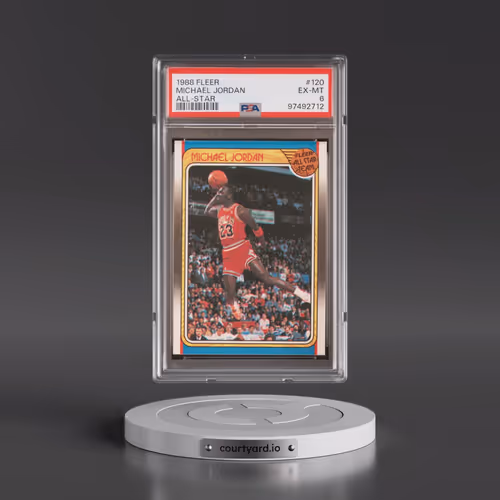 1988 Fleer #120 Michael Jordan - All-Star (PSA 6 EX-MT)