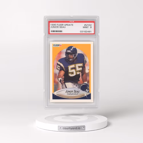 1990 Fleer Update #U-102 Junior Seau (PSA 9 MINT)