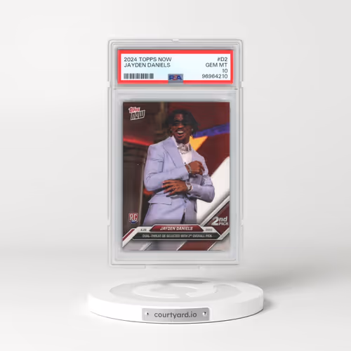 2024 Topps Now #D2 Jayden Daniels (PSA 10 GEM MINT)