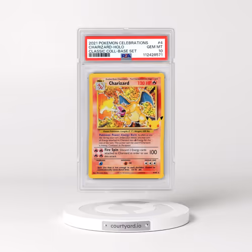 2021 Pokémon Celebrations Classic Collection #4 Charizard - Holo (PSA 10 GEM MINT)