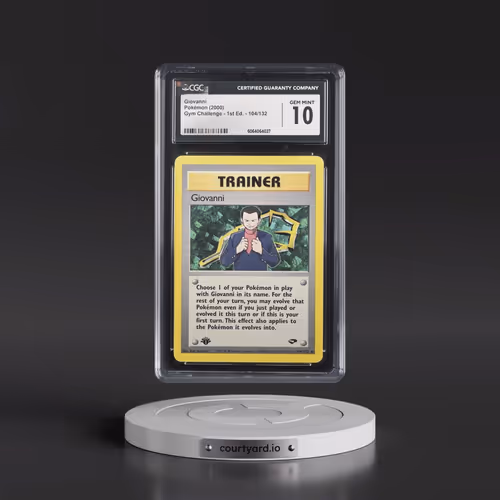 2000 Gym Challenge #104/132 Giovanni - 1st Edition 1st Edition (CGC 10 GEM MINT)