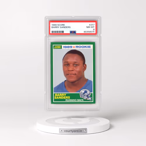 1989 Score #257 Barry Sanders (PSA 8 NM-MT)