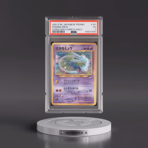 2001 Pokémon Promo Corocoro Comics #151 Shining Mew - Holofoil (PSA 3 VG)