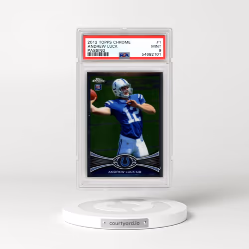 2012 Topps Chrome #1 Andrew Luck - Passing (PSA 9 MINT)