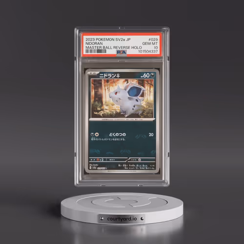2023 Pokémon Sv2a-Pokemon 151 #029 Nidoran - Reverse Holo Master Ball (PSA 10 GEM MINT)