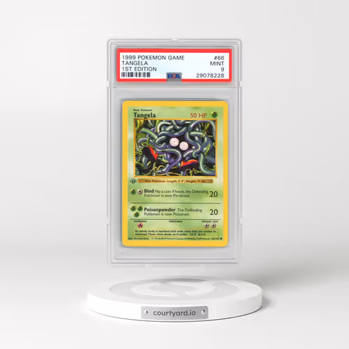 1999 Pokémon Game #66 Tangela - 1st Edition (PSA 9 MINT)