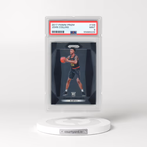 2017 Panini Prizm #109 John Collins (PSA 9 MINT)