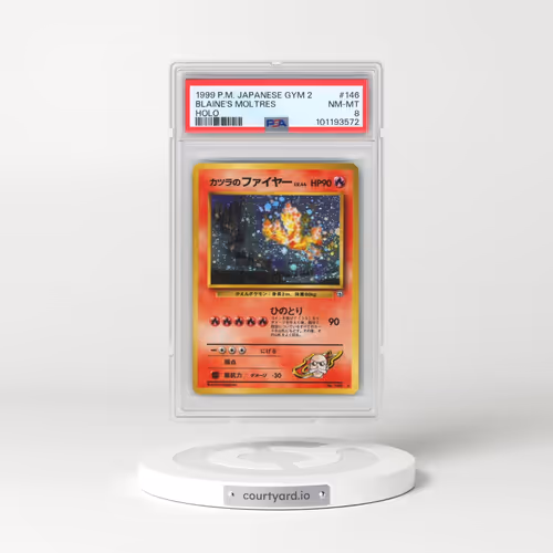 1999 Pokémon Gym 2 #146 Blaine's Moltres - Holo (PSA 8 NM-MT)
