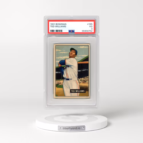 1951 Bowman #165 Ted Williams (PSA 3 VG)