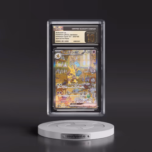 2023 Pokémon Card 151 #203/165 Alakazam ex - Special Art Rare Holo (CGC 10 PRISTINE)
