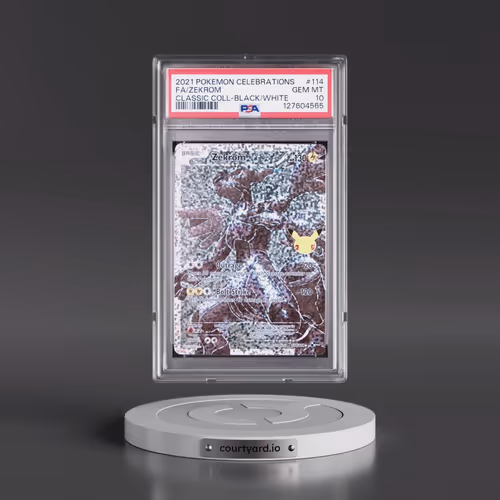 2021 Pokémon Celebrations Classic Collection #114 Zekrom - Full Art (PSA 10 GEM MINT)