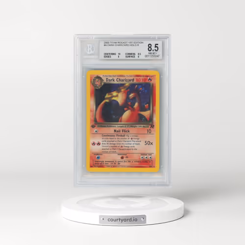 2000 Team Rocket #4 Dark Charizard - 1st Edition Holo (BGS 8.5 NM-MT+)