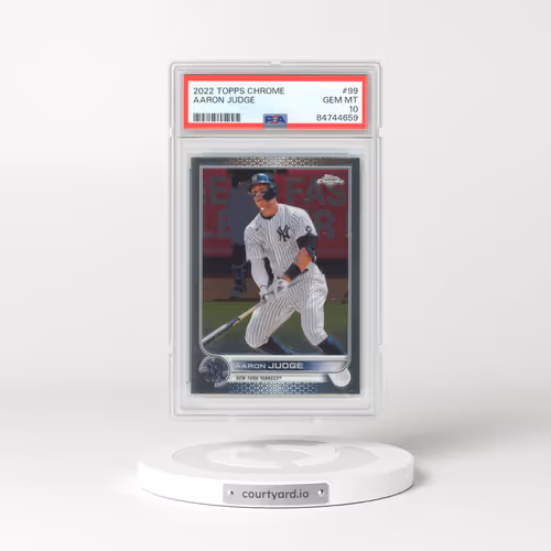 2022 Topps Chrome #99 Aaron Judge (PSA 10 GEM MINT)