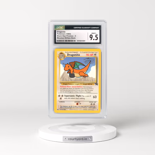 1999 Black Star Promos #5 Dragonite - Mewtwo Strikes Back (CGC 9.5 MINT+)