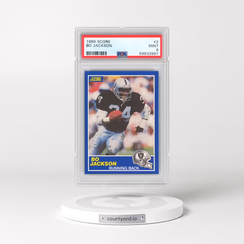 1989 Score #2 Bo Jackson (PSA 9 MINT)