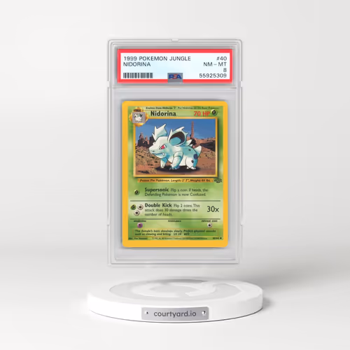 1999 Pokémon Jungle #40 Nidorina (PSA 8 NM-MT)